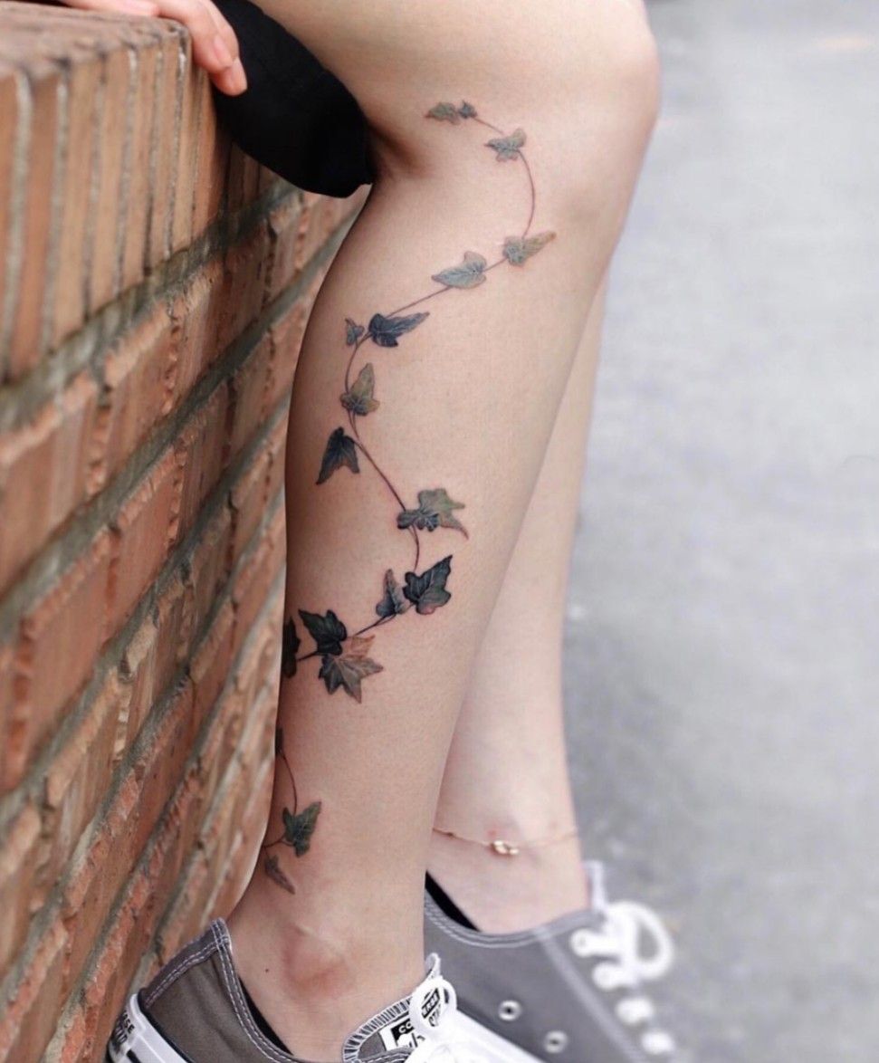 Ivy Wrist Tattoos Google Search Ivy Tattoo Vine Tattoos Flower