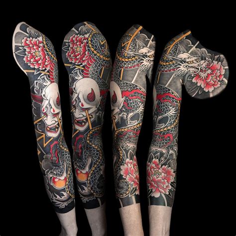 Japanese Demon Tattoo Japanese Sleeve Tattoos Japanese Tattoo Designs