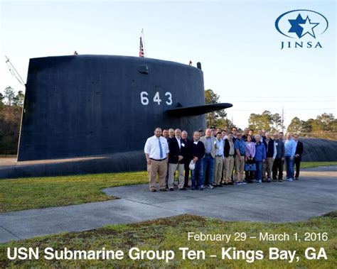 Jinsa Leaders Visit Naval Submarine Base Kings Bay Jinsa