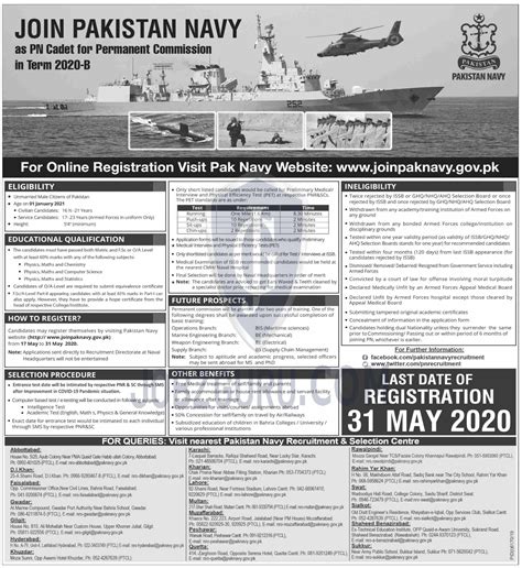 Join Pak Navy As Permanent Commission Jobs 2020 Advertisement Latest