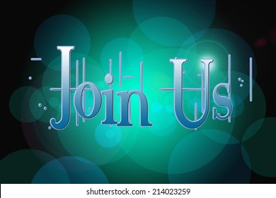 Join Us Word On Banner Stock Photo Image Of Opportunity 55916546