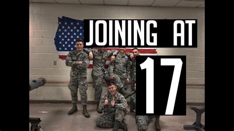 Joining The Military At 17 Youtube