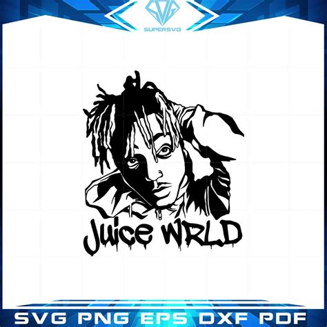 Juice Wrld Rapper Svg Best Graphic Designs Cutting Files