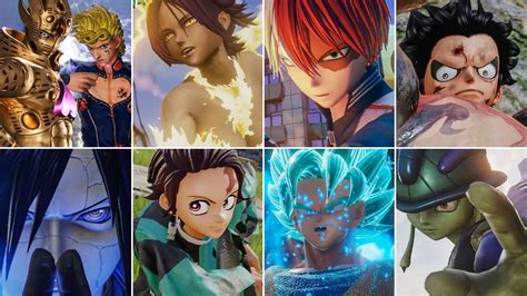 Jump Force All New Characters Ultimate Attacks Transformations 4K