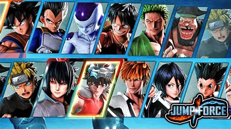 Jump Force Closed Beta Demo All Playable Characters Stages