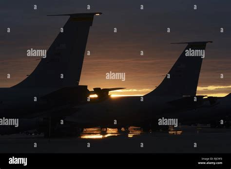 Kc 135 Aircraft Parked On The Ramp Of The Pennsylvania Air National