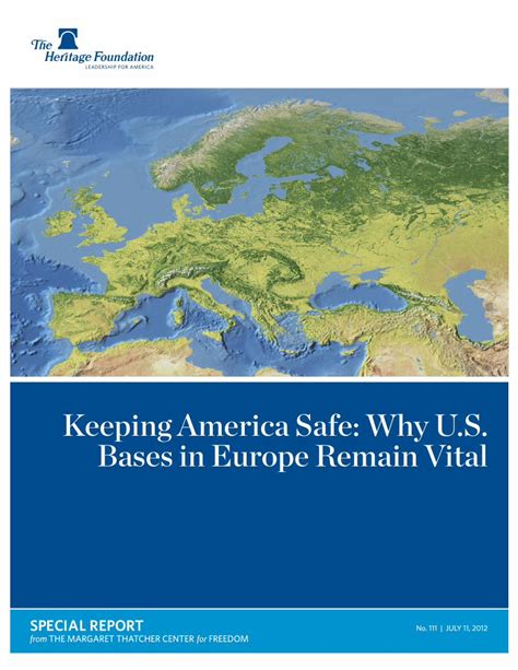 Keeping America Safe Why U S Bases In Europe Remain Vital The