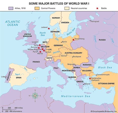 Key Ww1 Battles