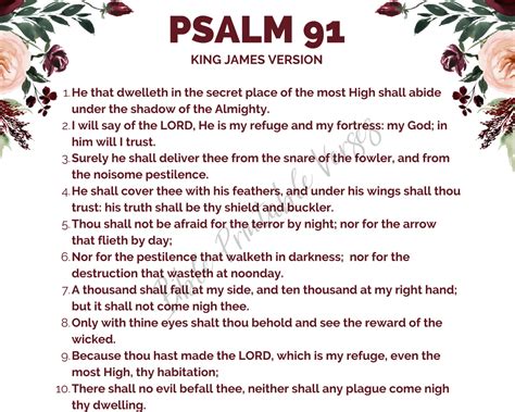 King James Version Psalms 91