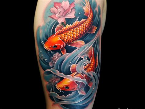 Koi Fish Symbolism Tattoos