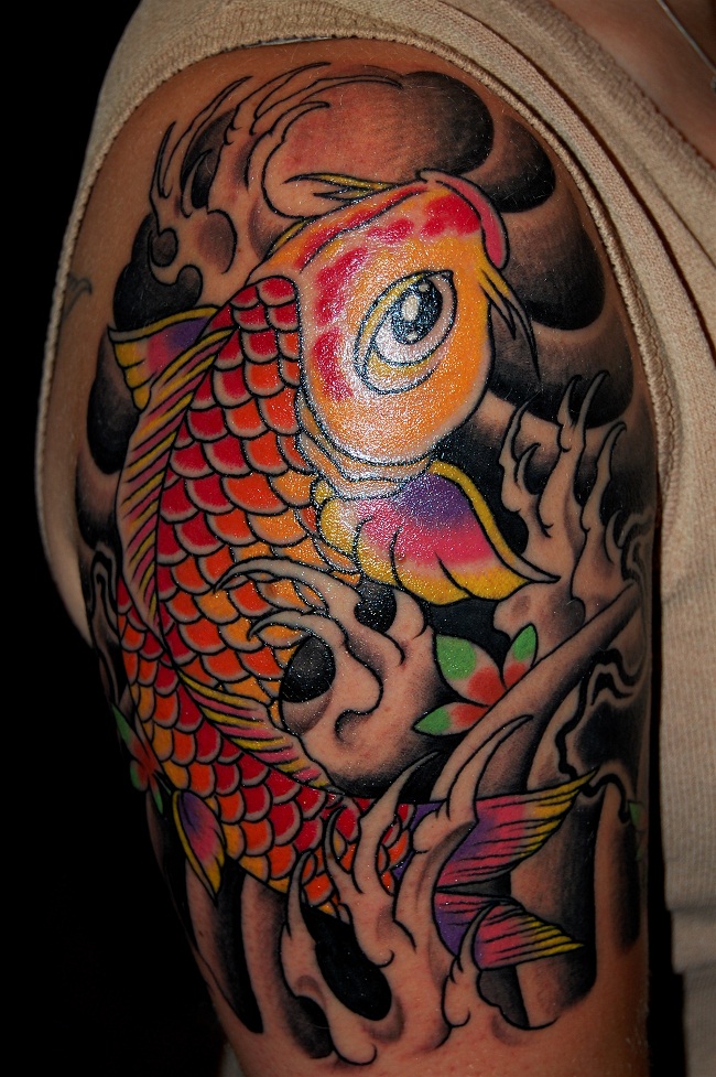 Koi Fish Tattoo Sleeve Designs Ideas And Meaning Tattoos For You