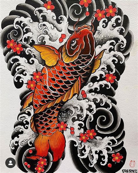 Koi Tattoo Fish Art