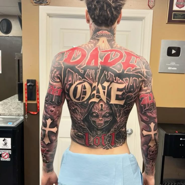 Lamelo Back Tattoo