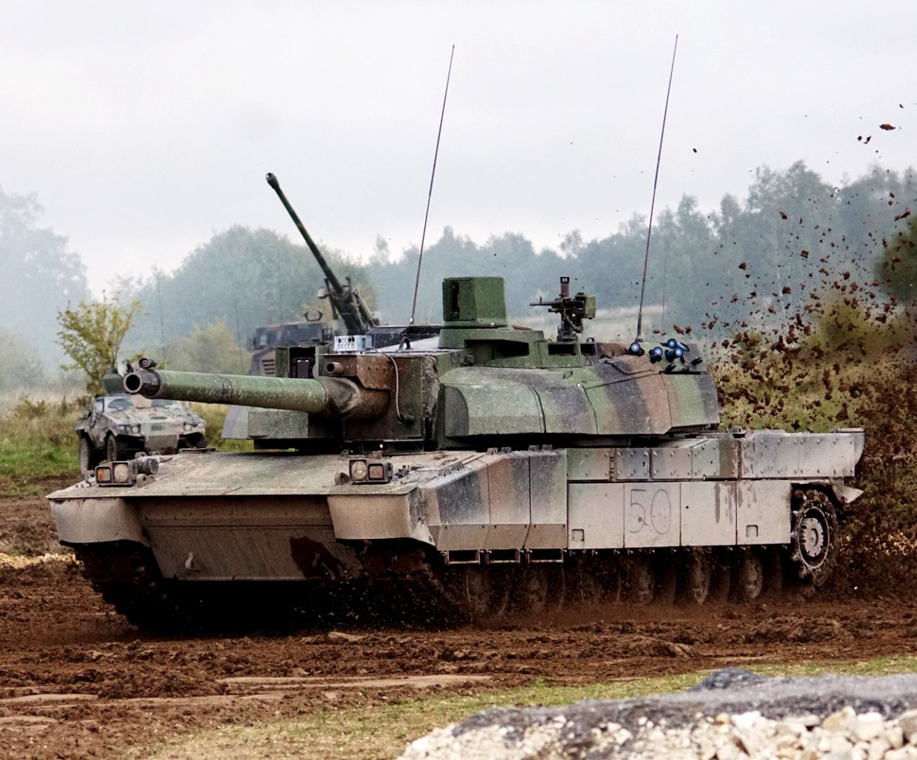 Leclerc Ska Amx 56 Mbt And Lerlerc 2015 Mbt Productions French Military