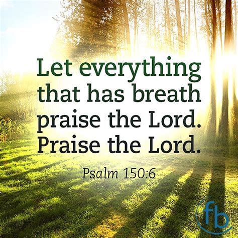 Let Everything Praise The Lord Psalm 150 6 Niv