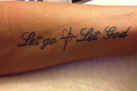 Let Go Let God Tattoo Ideas