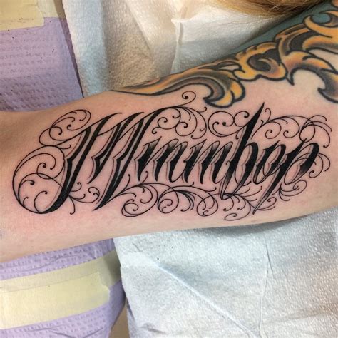 Lettering Tattoos Style