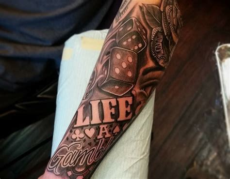 Life's A Gamble Tattoo Ideas