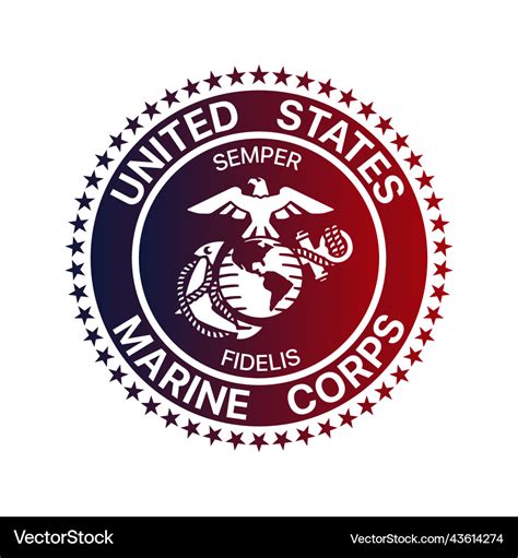 Logo Of The United States Marine Corps Royalty Free Vector