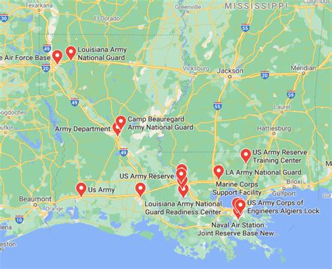 Louisiana Military Bases