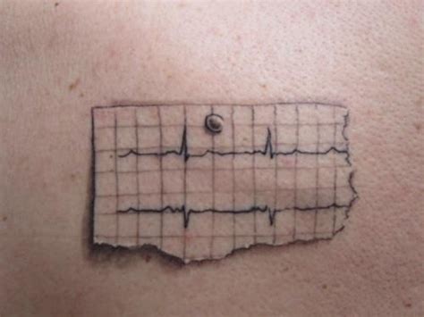 Love This 3D Ekg Tattoo