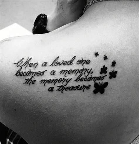 Loved One Memory Tattoo