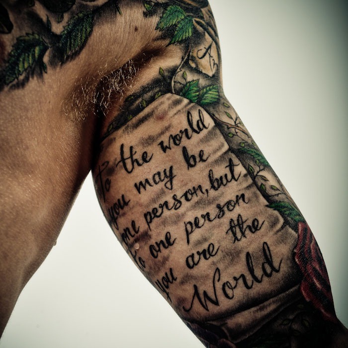 Lower Arm Tattoos Quotes