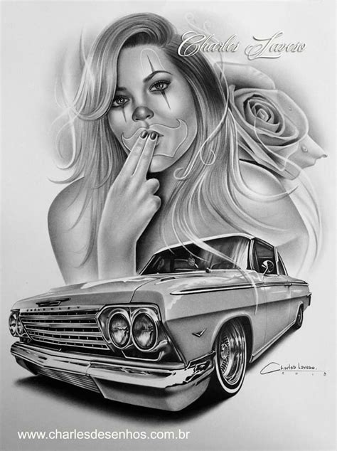 Lowrider Tattoo Style