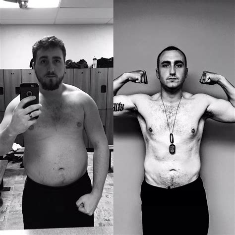 M 24 6 245 190 Before And After Basic Training Gym And Eating