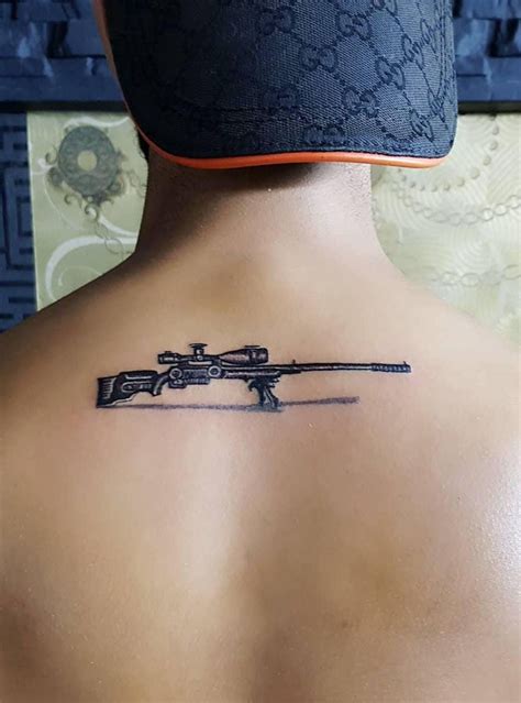 M1 Sniper Rifle Tattoo Design