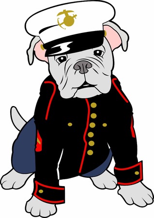 Marine Corps Bulldog Mascot