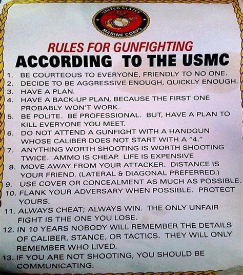 Marine Corps Rules