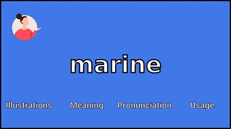 Marine Meaning And Pronunciation Youtube