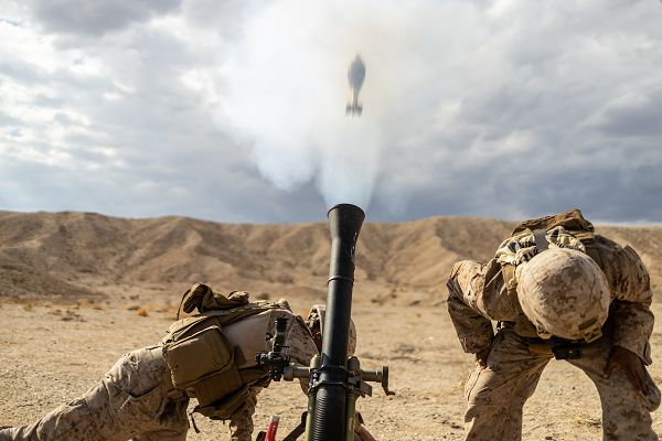 Marine Reservists Practice Mobilization For War Support Our Troops