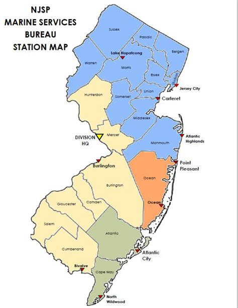 Marine Services Locate Contact A Station New Jersey State Police