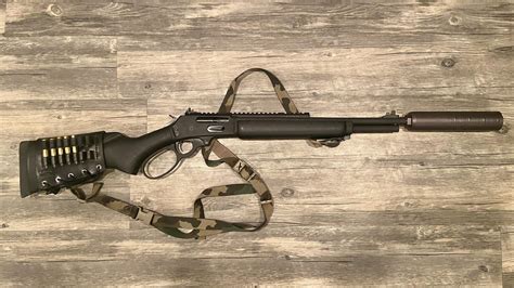 Marlin 336 Dark 30 30 Suppressed Leverguns