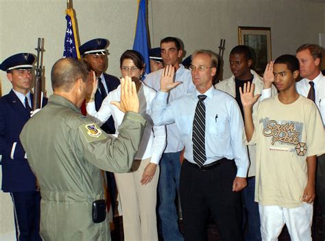 Mass Enlistment Ceremony Shows Diversity Of Air Force Reserve Air