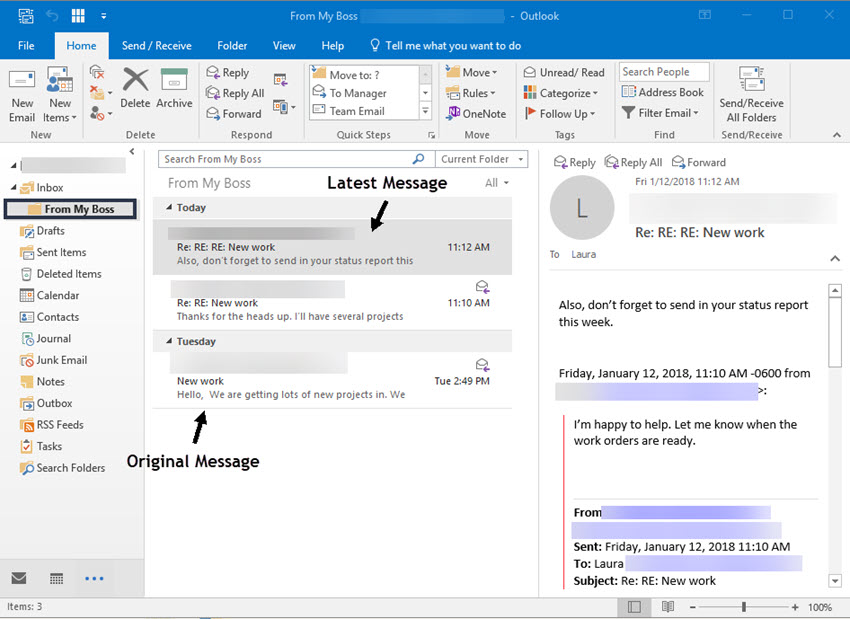 Mastering Ms Office 2016 How To Organize Your Outlook Email Inbox Like