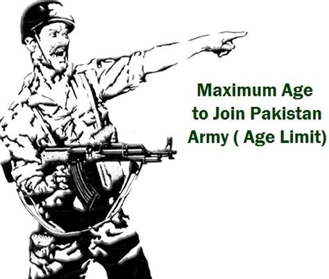 Maximum Age To Join Pakistan Army Age Limit