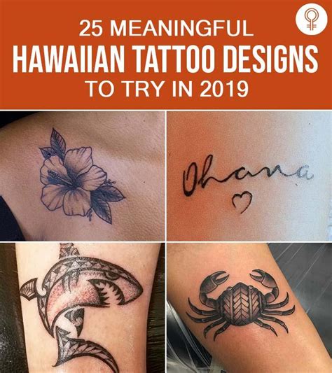 Meaningful Hawaiian Tattoo Designs