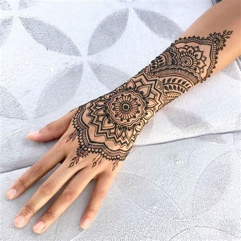 Mehndi Inspired Tattoo Art