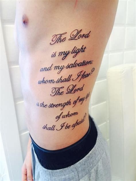 Men Bible Verse Tattoos