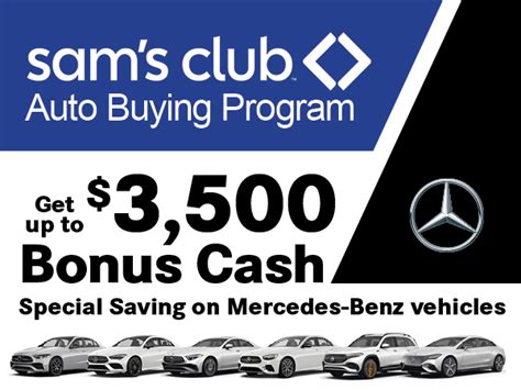 Mercedes Benz Sam S Club Auto Buying Program Bud Smail Motorcars Ltd