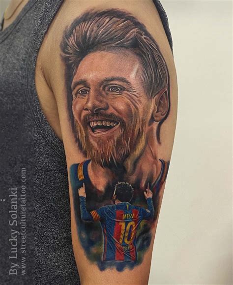 Messi Style Tattoo Art