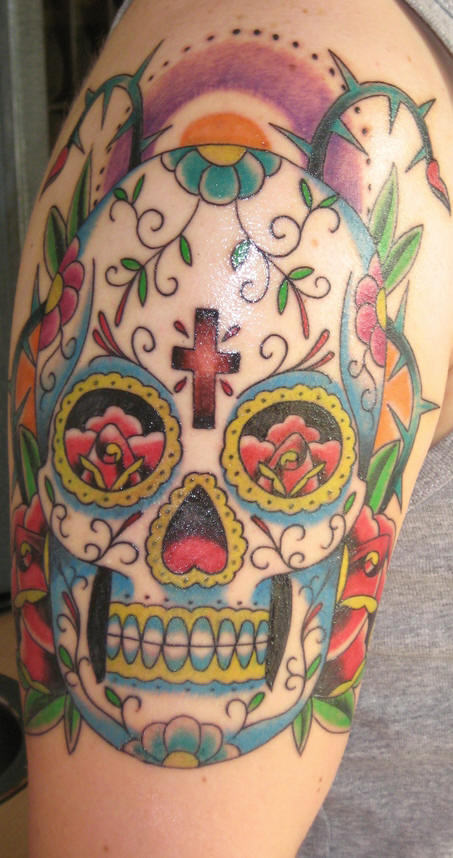 Mexican Skull Tattoo Design Tattoos By Me Pinterest Mexican Skull