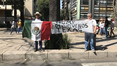 Mexicans Protest Against President Trump In Mexico City Cnn