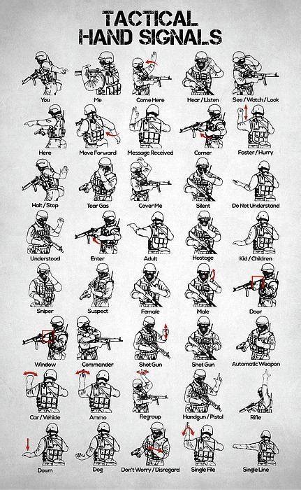 Military And Weapons Military Hand Signals