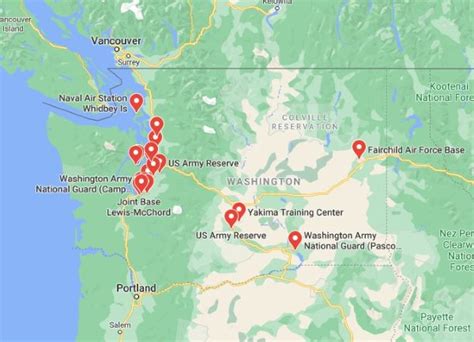 Military Bases Washington