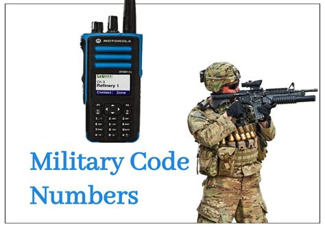 Military Code Numbers