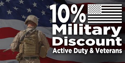 Military Discount 10 Percent